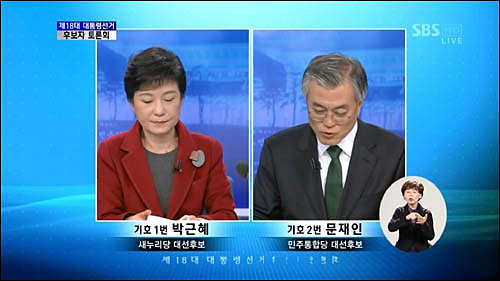 최악의 ‘토론 실종 사태’에 이어 중앙선거방송토론위원회의 재반박‧재질문을 극도로 제한한 질의 응답식 토론 방식에 대한 비난여론이 높다. ⓒSBS 화면 캡처