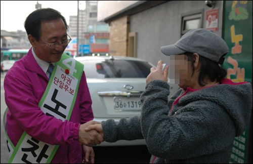 지난해 19대 총선 당시, 서울 노원병 지역에서 당선된 노회찬 진보정의당 공동대표 ⓒ 노회찬 진보정의당 공동대표 홈페이지