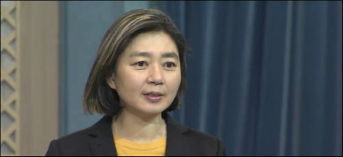 김행 대변인 ⓒKBS 캡처