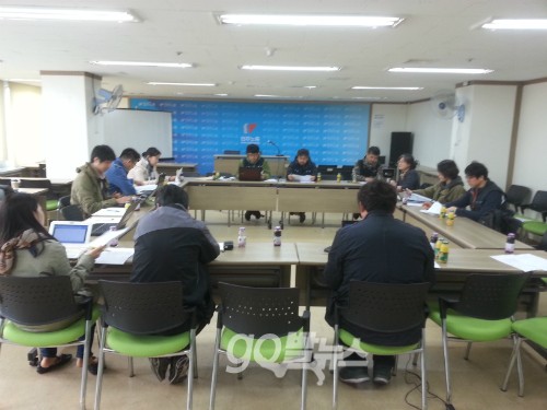 골든브릿지투자증권 노동조합의 기자간담회 ⓒgo발뉴스