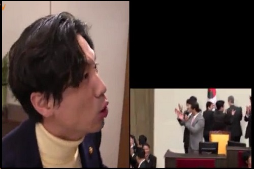 새누리당 손인춘 의원이 국회 사무처에 “국회를 국민의 놀림거리로 만드는 픽션 드라마에 국회 경내 촬영을 허가한 이유”를 따져 물은 일이 알려지면서 네티즌들의 빈축을 사고 있다. ⓒ SBS 드라마 '내 연애의 모든 것' 방송화면 캡처