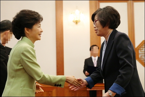 지난 17일 임명된 윤진숙 해양수산부 장관 ⓒ 청와대