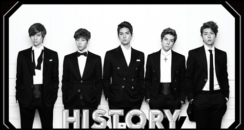 지난 5일 SBS ‘인기가요’ 출연가수 중 올해 데뷔한 신인가수는 지난 4월 데뷔한 로엔엔터테인먼트 소속 아이돌 ‘히스토리’가 유일하다. ⓒ 신인그룹 '히스토리' 공식사이트