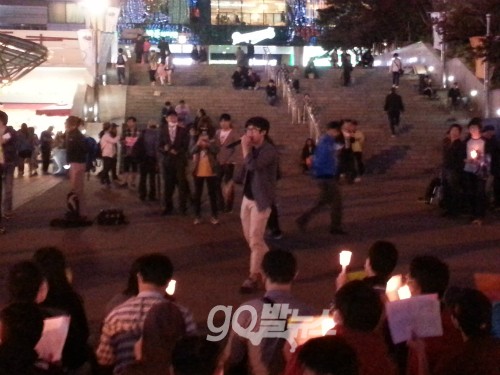 자유발언 중인 한 참가자 ⓒgo발뉴스