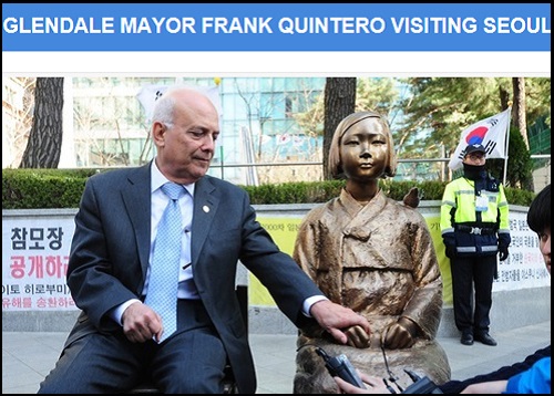 LA 북동쪽 인근 글렌데일 시에 해외 최초로 세워질 위안부 ‛평화의 소녀상’에 대한 일본 정부의 방해공작이 사실상 무산됐다. (사진)프랭크 퀸테로 전 시장 ⓒ 박상균 기자