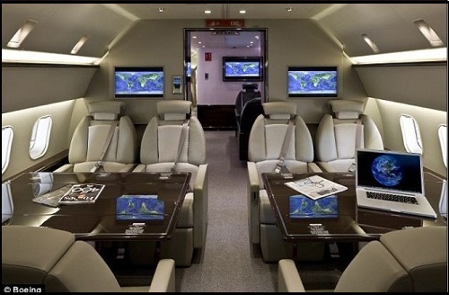 B737 전용기 내부 기본인테리어 샘플-보잉사촬영 공개 ⓒ 재미언론인 안치용씨 블로그