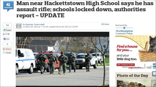 당시 미 언론에 보도됐던 현지 기사 ⓒ'lehighvalleylive'온라인판 캡처