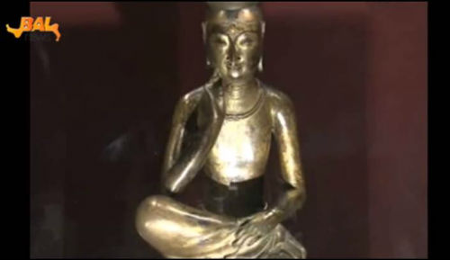 국보 제83호로 지정된 금동미륵보살 반가사유상 ⓒ'데일리 고발뉴스'