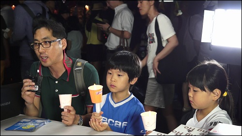 (10) ‘촛불시민’ 김형기(37‧안산), 김남서(9), 김현서(8)님에게 물었습니다 ⓒ ‘go발뉴스’