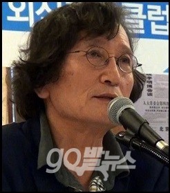 메가박스 <천안함 프로젝트> 상영 중단 사태와 관련, 영화 제작을 맡은 정지영 감독이 입장을 밝히고 있다. ⓒ ‘go발뉴스’