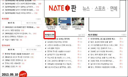 이씨는 '지매크로' 프로그램을 이용해 조회수를 집중적으로 올린 것으로 나타났다. 네이트판은 조회수가 많은 게시물 10개를 메인 화면인 '톡커들의 선택'등에 노출되도록 한다.