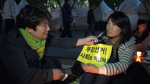 (41) ‘촛불시민’ 오혜영(부정선거진상규명시민모임)님에게 물었습니다 ⓒ ‘go발뉴스’