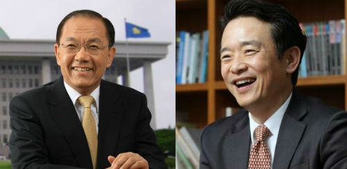 새누리당 황우여 대표(왼쪽)와 남경필 의원(오른쪽) ⓒ 홈페이지