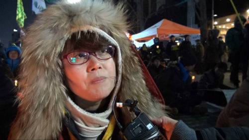 (82) ‘촛불시민’ 이미옥(경북 구미)님에게 물었습니다. ⓒ'go발뉴스'