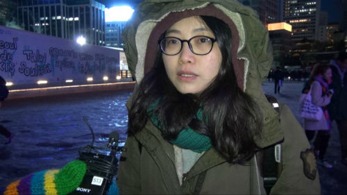 (87) ‘촛불시민’ 안현선(서울시 불광동)님에게 물었습니다. ⓒ'go발뉴스'