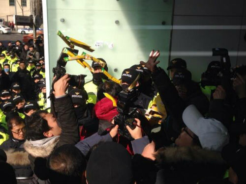 ⓒ 민주노총 정호희 대변인 트위터(@baltong3)