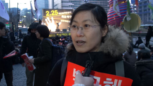 (108) ‘촛불시민’ 이현정 (서울시 강동구)님에게 물었습니다. ⓒ'go발뉴스'