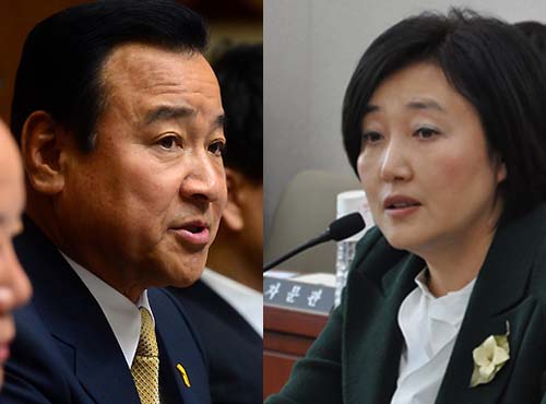 이완구 새누리당 원내대표, 박영선 새정치민주연합 원내대표