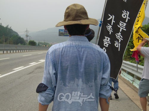 단원고 교사 3명도 세월호 순례단과 함께 순례길에 올랐다. 순례단과 마음을 함께 하고 싶다는 이들은 전날 전의성당을 찾았다. 단원고 교사들은 매주 주말을 이용해 순례단과 함께 걸을 예정이다.