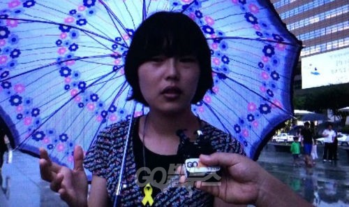 김영오 씨의 주치의 이보라 서울시 동부병원 내과과장이 ‘go발뉴스’에 39일째 극한 단식 농성 중인 김씨의 건강 상태에 대해 설명하고 있다. ⓒ ‘go발뉴스’