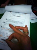 지난해 11월 정 위원이 트위터에 올린 일베 인증샷 ⓒ '트위터'