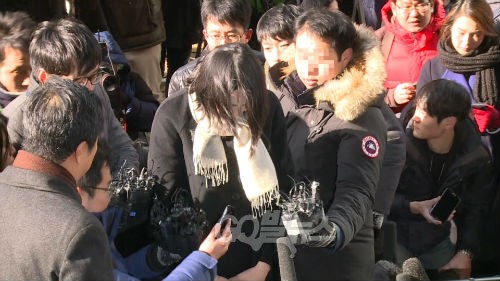 '땅콩회항' 사건으로 조사를 받기위해 검찰에 출석한 조현아 전 대한항공 부사장 ⓒ go발뉴스