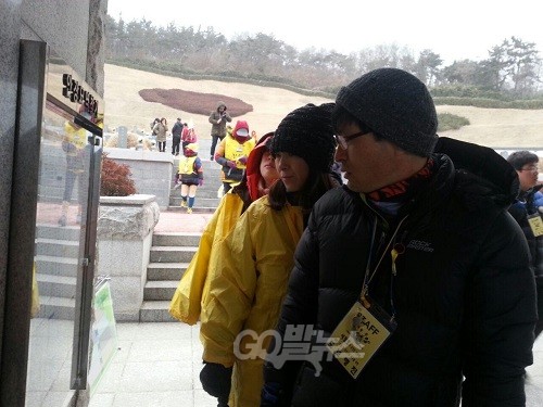 자유발언에 나선 시민 방형민씨. ©go발뉴스(강주희)