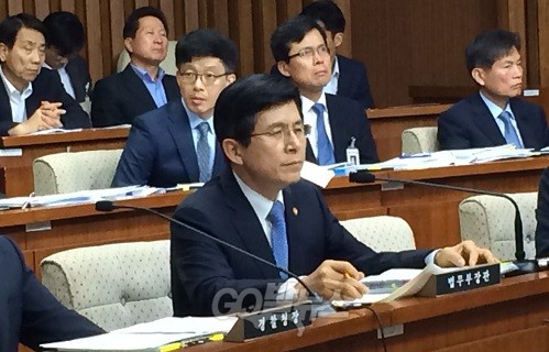 황교안 법무부장관 ⓒ go발뉴스