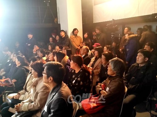 고발뉴스 '이한열 방송센터' 개관식을 찾은 고발뉴스 후원회원들.©go발뉴스(강주희)