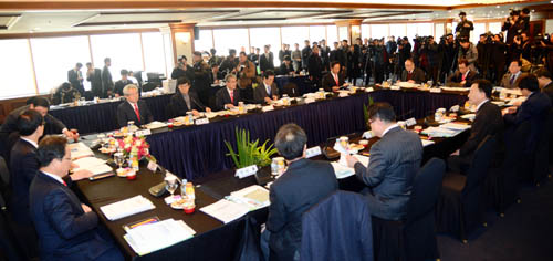 21일 오후 부산 해운대그랜드호텔에서 전국 시·도교육감협의회 총회가 열리고 있다. <사진제공=뉴시스>