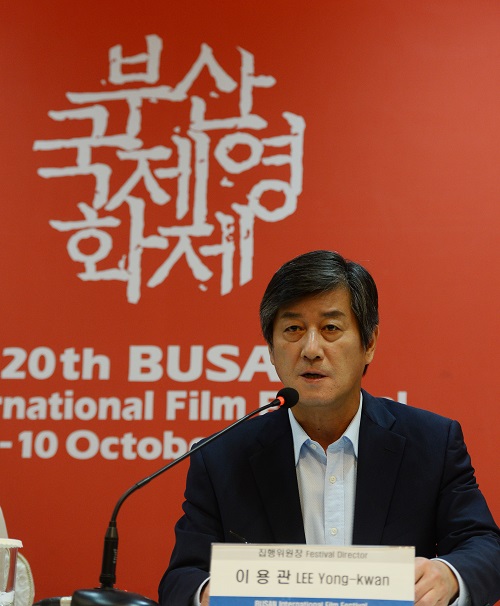 부산국제영화제 이용관 집행위원장 <사진제공=뉴시스>