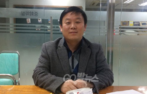 안진걸 2016총선시민네크워크 공동운영위원장 ⓒ 이영광 기자