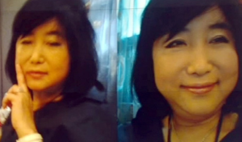 26일 JTBC 뉴스룸은 박근혜 정권의 비선 실세로 지목된 최순실 씨가 사용했던 것으로 알려진 태블릿 PC에 담긴 최 씨의 셀카를 공개했다.그러나 최 씨는 세계일보와의 인터뷰에서 태블릿 PC가 본인 것이 아니라고 주장했다. <사진=JTBC 캡쳐>