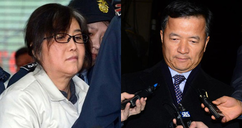 최순실씨(좌)와 유재경 주미얀마 대사(우) <사진제공=뉴시스>