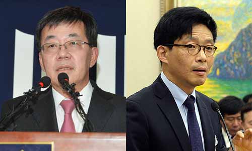 ▲ 이영렬 전 서울중앙지검장(좌)과 안태근 전 법무부 검찰국장(우) <사진제공=뉴시스>