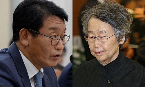 ▲ 고대영 한국방송공사(KBS) 사장(좌)와 이인호 이사장 <사진제공=뉴시스>