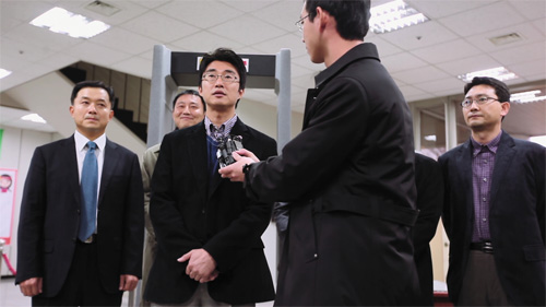 ▲ 김진혁 감독의 다큐멘터리 영화 <7년-그들이 없는 언론> 스틸컷