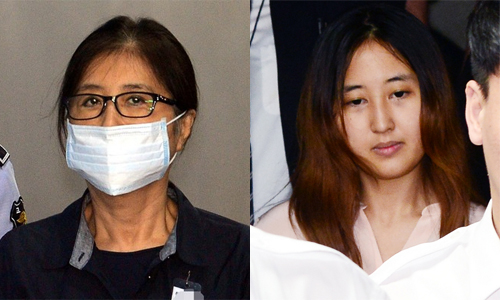 ▲ 박근혜 전 대통령 ‘비선실세’ 최순실(좌)씨와 딸 정유라(우)씨 <사진제공=뉴시스>