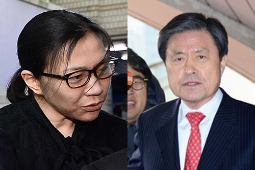 ▲ 21일 ‘땅콩 회항’ 사건 관련 징역10개월 집행유예 2년을 선고받은 조현아 전 대한항공 부사장(좌)과 엘시티 금품비리 의혹과 관련 2심 무죄를 선고 받은 허남식 전 부산시장(우) <자료사진, 사진제공=뉴시스>