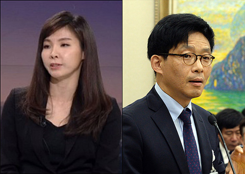 ▲ 서지현(우) 창원지검 통영지청 검사와 안태근(우) 전 법무부 정책기획단장 <사진출처=JTBC '뉴스룸' 캡처 / 뉴시스 자료사진>