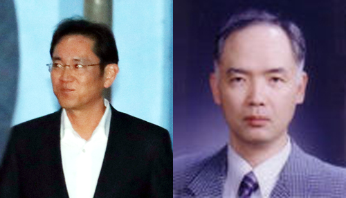 ▲ 박근혜 전 대통령과 '비선실세' 최순실씨에게 뇌물을 제공한 혐의로 1심에서 징역 5년을 선고받아 구속중이었던 이재용(좌) 삼성전자 부회장이 5일 오후 서울 서초구 서울고법에서 열린 항소심에서 징역 2년 6개월에 집행유예 4년을 선고 받은 뒤 석방되고 있다. 우측은 서울고법 정형식 부장판사. <사진제공=뉴시스>