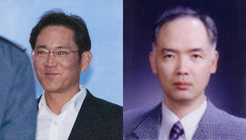 ▲ 이재용(좌) 삼성전자 부회장과 서울고법 정형식(우) 부장판사 <사진제공=뉴시스>