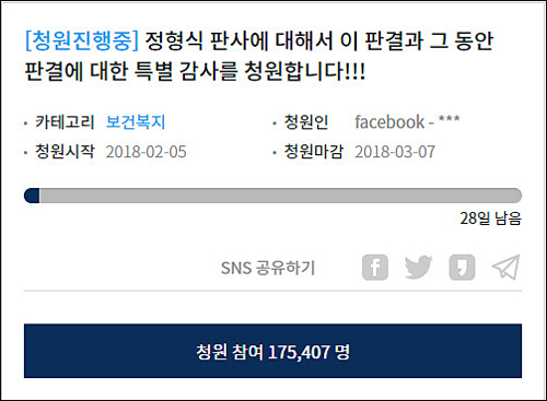 ▲ <사진 = 청와대 홈페이지 국민청원 게시판 캡처>