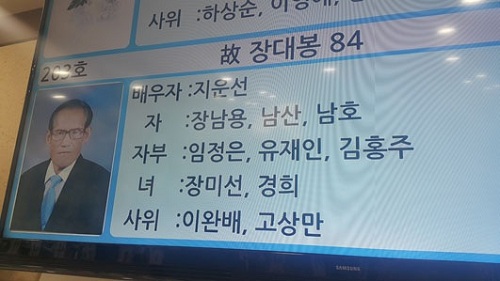 ▲ 나의 장인어른 장대봉 님
