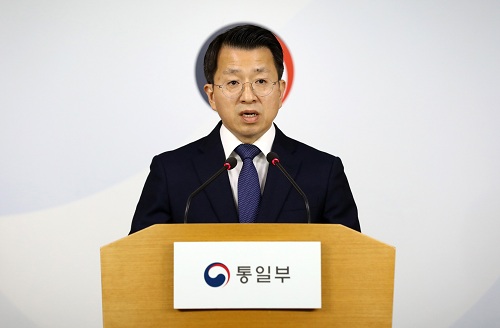 ▲ 통일부 백태현 대변인. <사진제공=뉴시스>