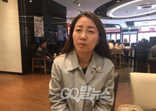 ▲ 세월호 희생자 고 김시연 양의 어머니 윤경희 씨 <사진=이영광 기자>