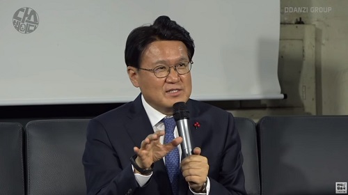 ▲ 황운하 대전경찰청장. <이미지 출처='김어준의 다스뵈이다' 유튜브 영상 캡처>