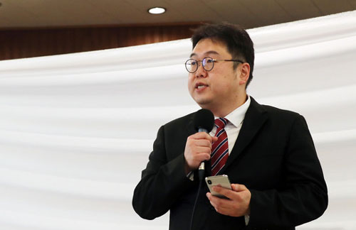 ▲ 김용민 평화나무 이사장 <사진제공=뉴시스>