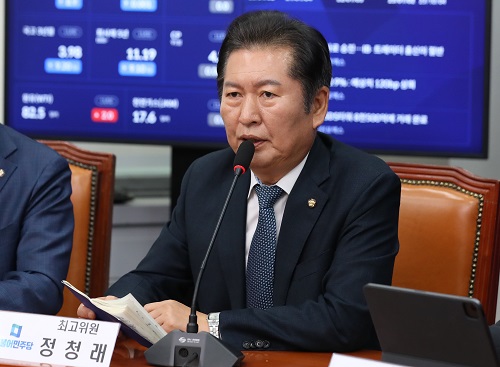 ▲ 정청래 더불어민주당 최고위원. <사진제공=뉴시스>