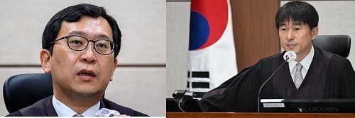 (좌)서울중앙지법 형사합의33부 이진관 부장판사. (우)서울중앙지법 합의25부 지귀연 부장판사.